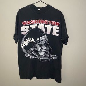 90s Single Stitch WSU Cougars Football T-Shirt